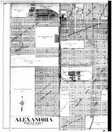 Alexandria South, Alexandria Outline Map - Left, Madison County 1901